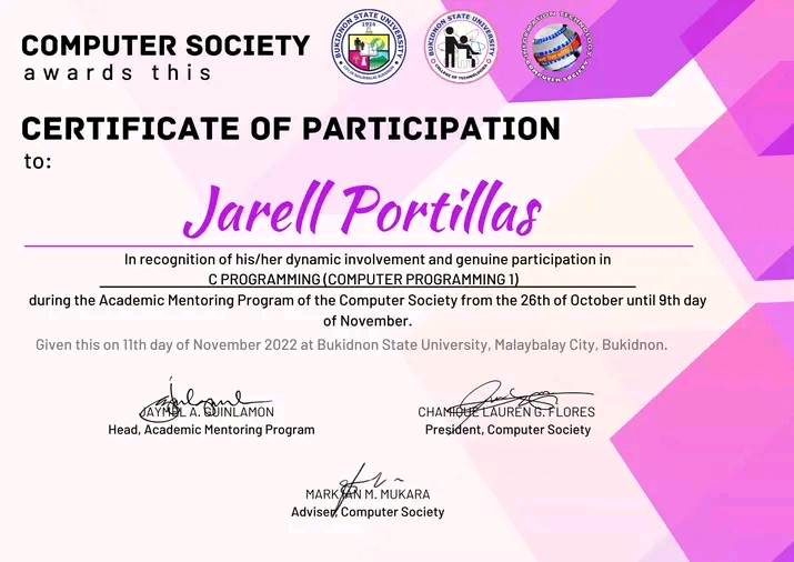Certificate 2